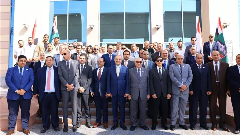 افتتاح مركز الدراسات القضائية والتدريب والتعاون الدولي والثقافي بهيئة قضايا الدولة بالتجمع| صور