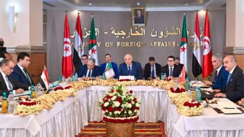 البيان الختامي لاجتماع وزراء خارجية مصر والجزائر وتونس بشأن ليبيا