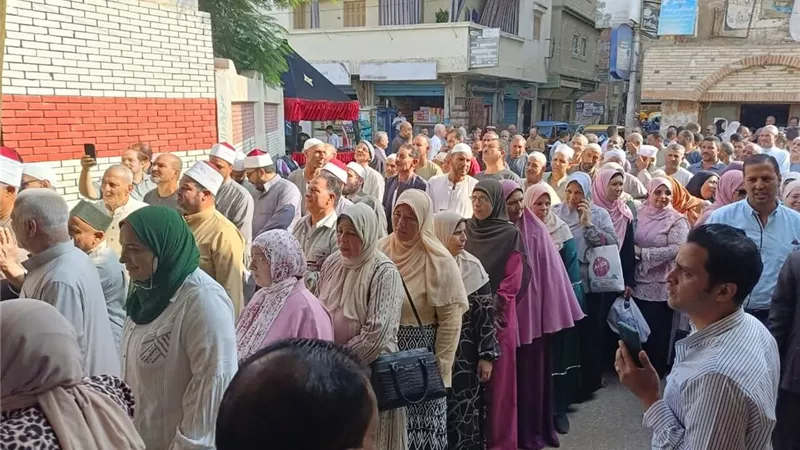 إقبال كثيف في وادي النطرون وأبو المطامير والنوبارية ودمنهور مع انطلاق التصويت في انتخابات النواب