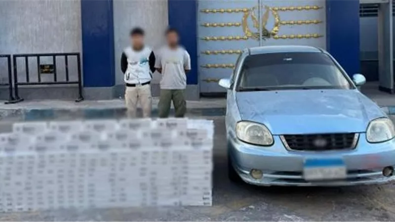 ضبط شخصين في مطروح بحوزتهما 12 ألف عبوة سجائر مهربة جمركيا