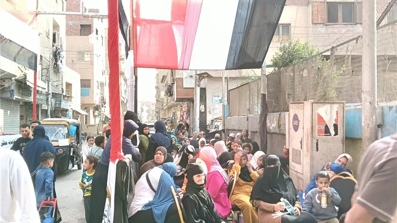 كرداسة.. زحام كثيف وإقبال نسائي واسع في اليوم الأول لانتخابات النواب