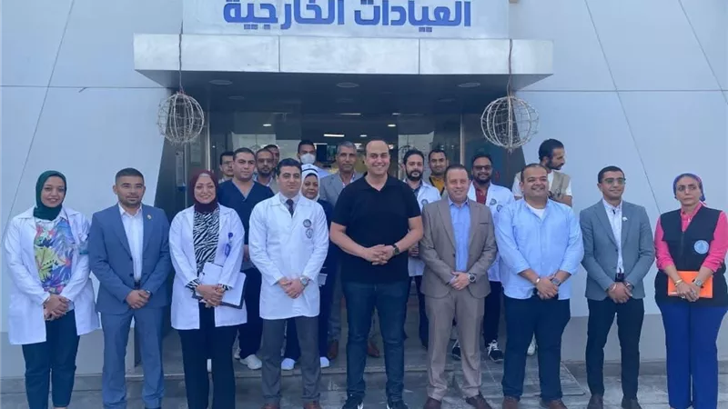 رئيس هيئة الرعاية الصحية يتفقد مستشفى شرم الشيخ الدولي للاطمئنان على الخدمات الصحية