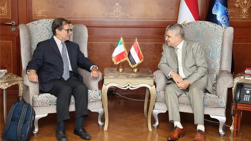 رئيس هيئة قناة السويس يستقبل المبعوث الإيطالي لمشروع الممر الاقتصادي الهند–الشرق الأوسط–أوروبا