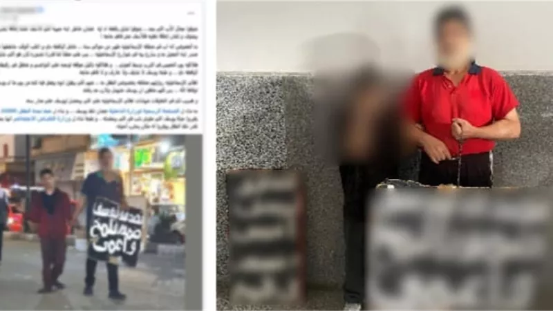القبض على مسن بتهمة استغلال نجله المعاق للتسول في الإسماعيلية