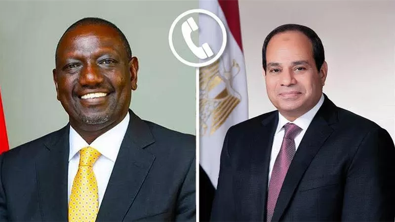 السيسي يقدم تعازيه لرئيس كينيا في ضحايا الانزلاق الأرضي