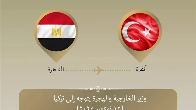 وزير الخارجية يتوجه إلى تركيا للتشاور حول القضايا الإقليمية 