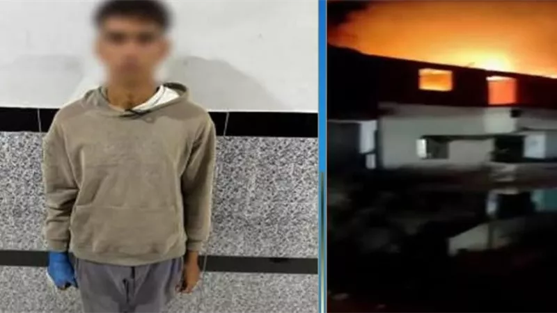 الداخلية تكشف تفاصيل إشعال طالب النار في منزل جده بكفر الشيخ