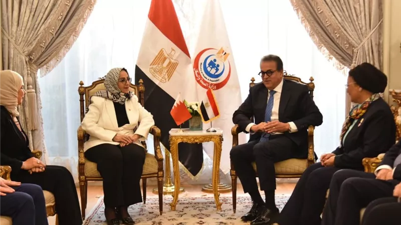 وزير الصحة يستقبل نظيرته البحرينية لبحث التعاون المشترك