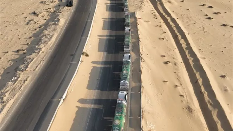 الأزهر يواصل دعمه لأهالي غزة.. وصول القافلة الإغاثية الثانية عشرة لمواجهة الشتاء القارس