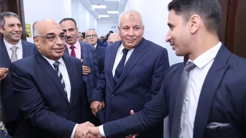 وزير العدل يفتتح مجمع محاكم الوادي الجديد والمنشآت القضائية الجديدة