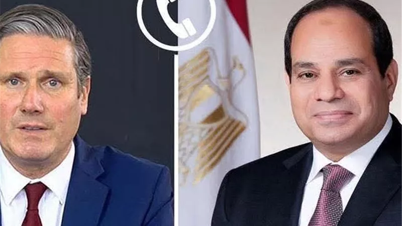 السيسي وكير ستارمر يبحثان وقف إطلاق النار في غزة وتعزيز الاستقرار في السودان