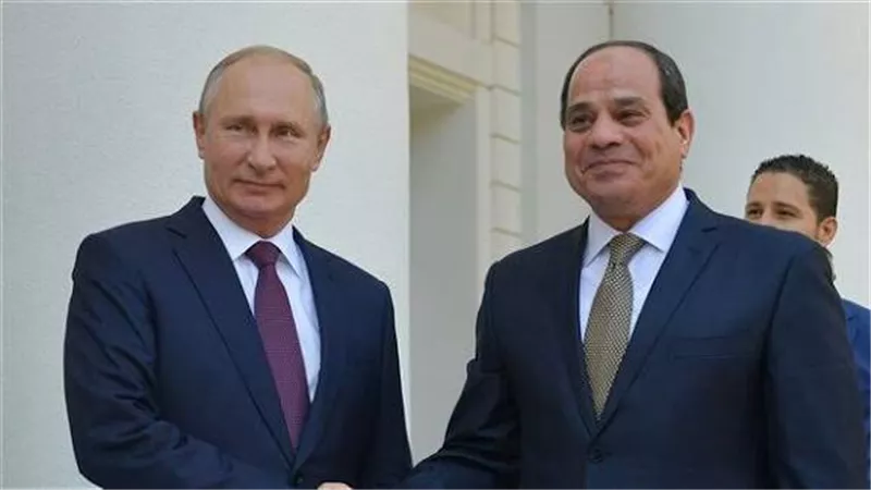 السيسي وبوتين يشاركان في تركيب وعاء ضغط المفاعل الأول لمحطة الضبعة النووية