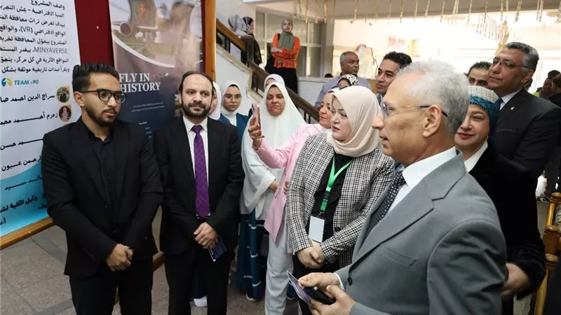 جامعة المنيا تفتتح الملتقى التوظيفي الخامس للسياحة والفنادق بحضور مميز