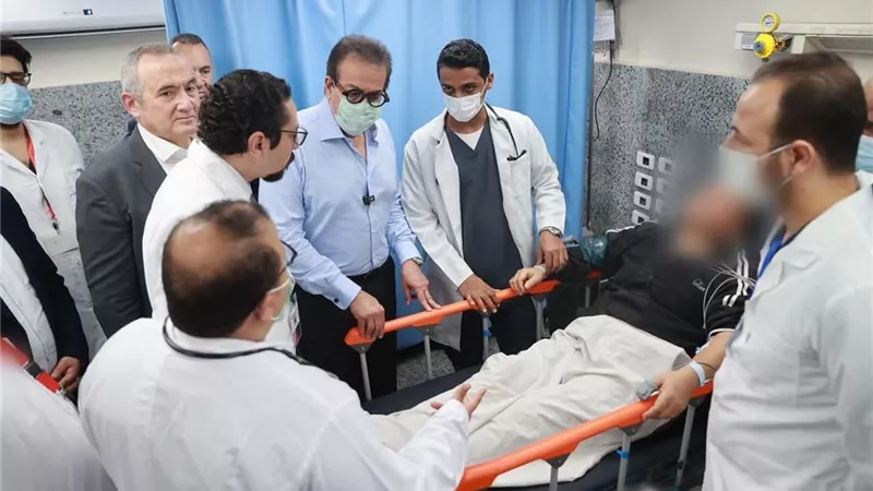 وزير الصحة يفتتح أعمال تطوير قسم الاستقبال والطوارئ بمعهد القلب القومي 