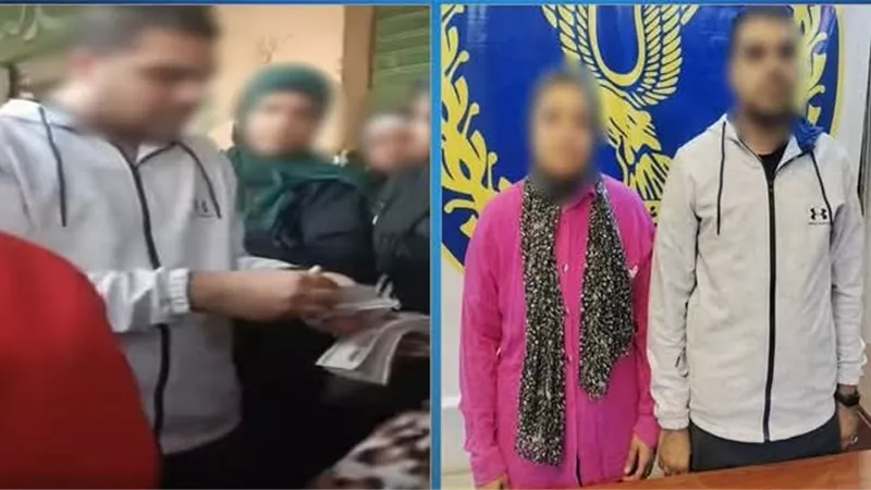 ضبط شخص وسيدة لاتهامهما بتوزيع بطاقات ومبالغ مالية على ناخبين في السلام