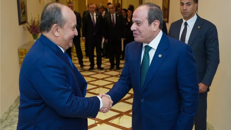السيسي يشيد بدور الجزائر في مجلس الأمن دفاعًا عن القضايا العربية
