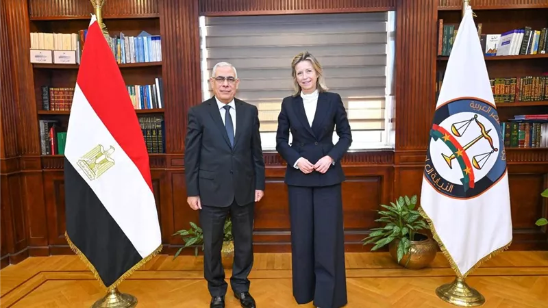 النائب العام يبحث مع مسؤولة الاتحاد الأوروبي تعزيز التعاون في حقوق الإنسان