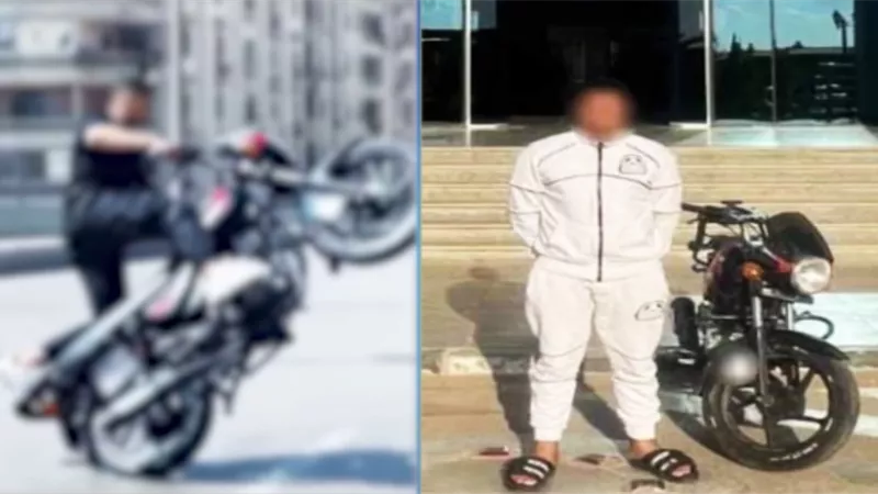 ضبط ميكانيكي نفّذ استعراضات خطرة بدراجة نارية داخل الجيزة