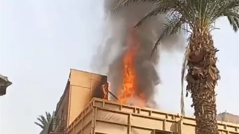 التحريات تكشف سبب حريق لوكيشن تصوير مسلسل 
