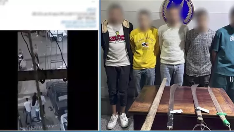 خلافات الجيرة تتحول لمشاجرة طاحنة في العصافرة.. وفيديو يقود الأمن لضبط المتورطين