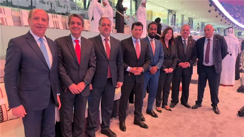 وزير الشباب يشهد حفل افتتاح بطولة كأس العرب في قطر