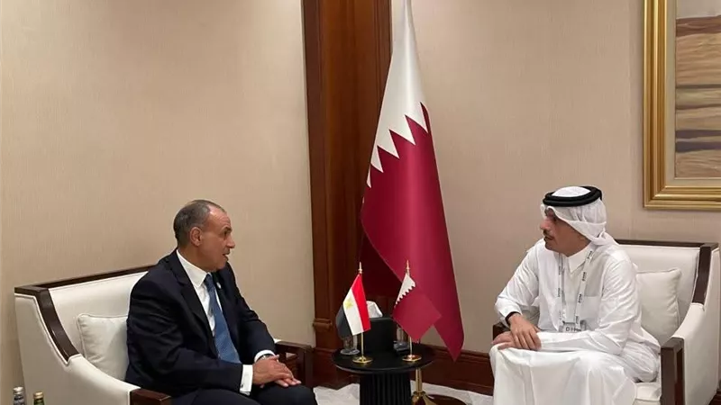 وزير الخارجية يلتقي رئيس مجلس الوزراء وزير الخارجية القطري في الدوحة