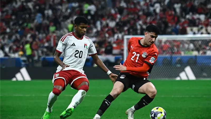 منتخب مصر يتأخر أمام الأردن بهدفين 
