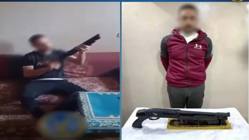 ضبط شخص بسلاح ناري بالغربية بعد تداول فيديو قديم على مواقع التواصل
