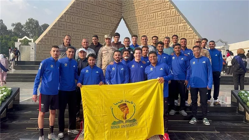 جامعة المنيا تحصد المركز الأول في السلة والطائرة باليوم الرياضي العسكري