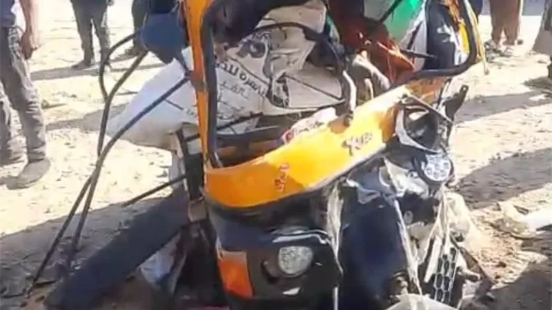 مصرع شخصين وإصابة آخر في تصادم ربع نقل وتوك توك بشوشة الصحراوي بالمنيا