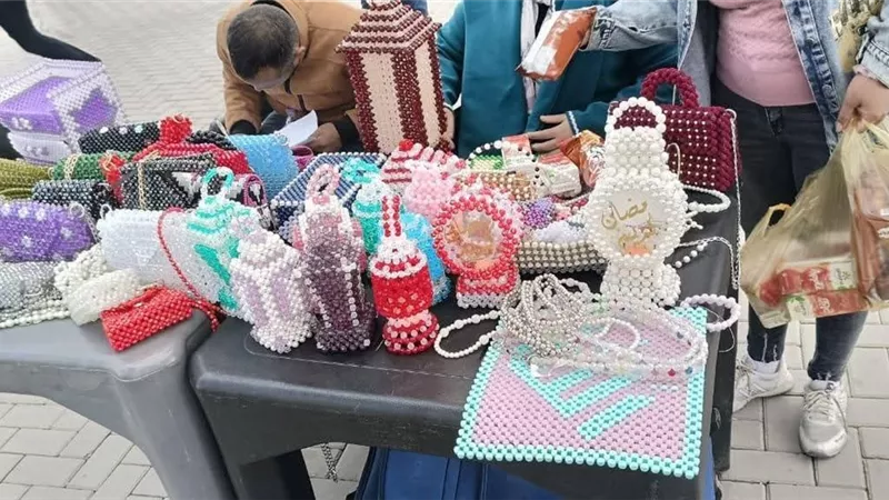 «أيادي مصر» بالمنيا تقيم معرضًا للحرف اليدوية بجامعة دراية بمشاركة 20 عارضًا