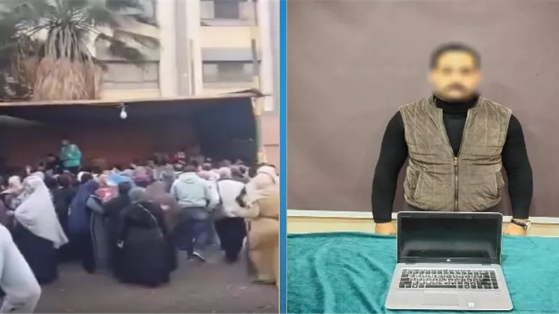ضبط شخص استغل سرادقًا بمحيط لجنة انتخابية لتسهيل إرشاد الناخبين بحلوان