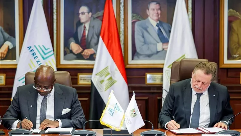 تعاون استراتيجي بين البنك المركزي المصري وبنك التصدير الإفريقي لإنشاء بنك للذهب