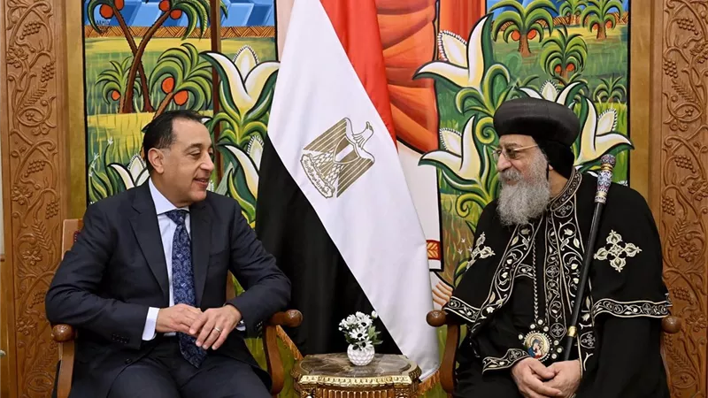 رئيس الوزراء في تهنئته للبابا تواضروس: عيد الميلاد المجيد رمز للوحدة والمحبة
