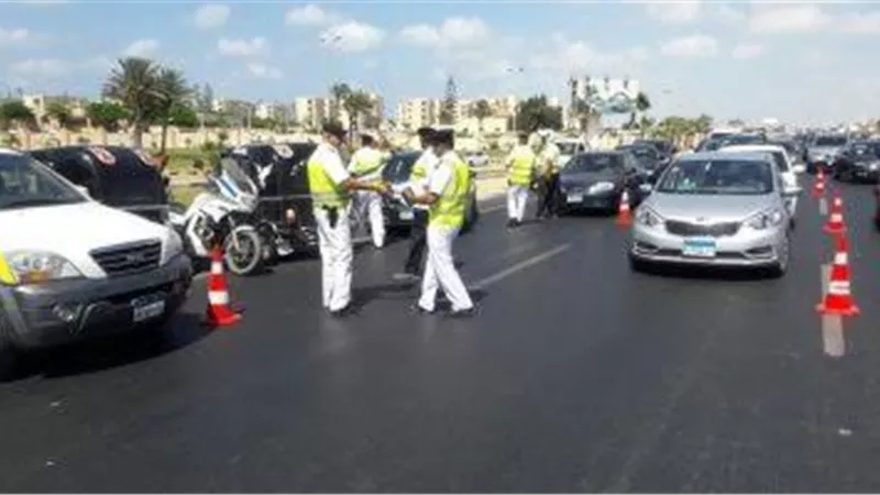 ضبط 96 ألف مخالفة مرورية وفحص 1545 سائقًا خلال 24 ساعة