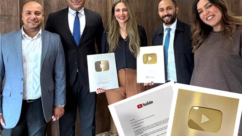 بنك مصر يحصد الدرع الذهبي من يوتيوب ويتصدر منصات التواصل الاجتماعي 