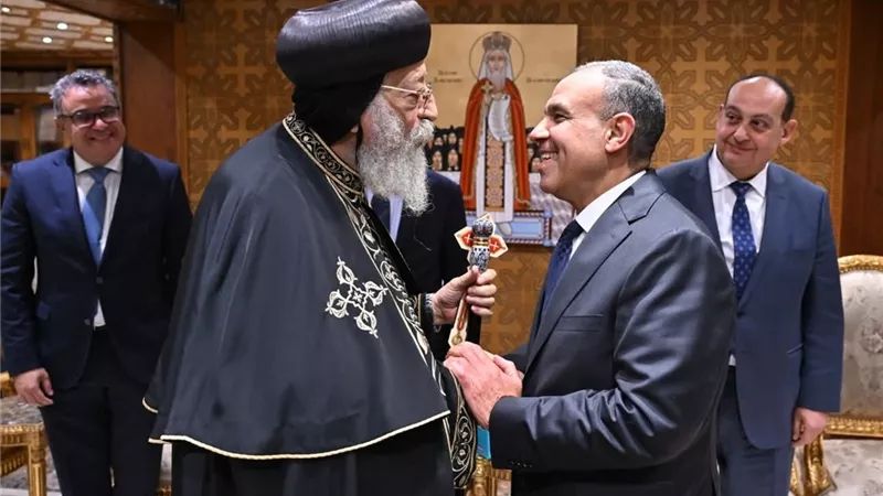 قداسة البابا يستقبل وزير الخارجية للتهنئة بعيد الميلاد المجيد 