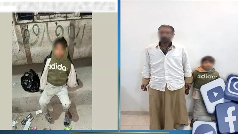 الأمن يكشف حقيقة العثور على طفل متروك بالمنيا.. وضبط والده لإجباره على التسول