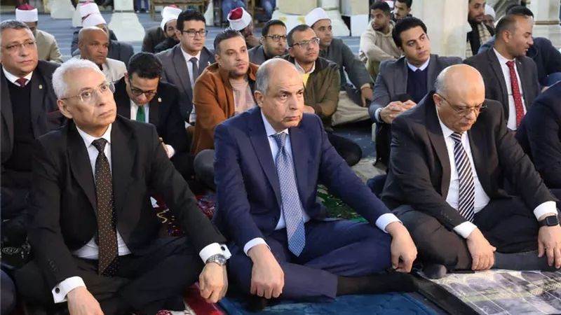 محافظ المنيا يشهد احتفالية الأوقاف بذكرى ليلة الإسراء والمعراج بمسجد صلاح الدين 
