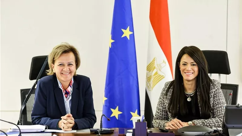 وزيرة التخطيط تتابع مع سفيرة الاتحاد الأوروبي أولويات المنح التنموية لأعوام 2026-2027