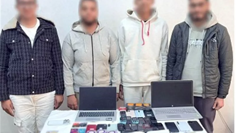 سقوط تشكيل عصابي نصب على المواطنين عبر موقع إلكتروني مزيف