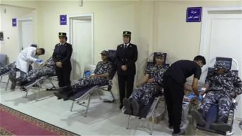 أمن الشرقية ينظم حملة للتبرع بالدم بمشاركة رجال الشرطة