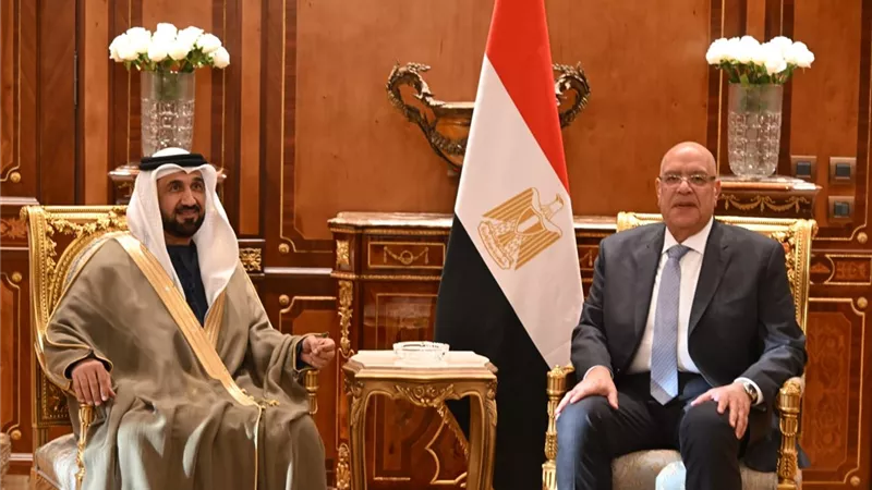 المستشار هشام بدوي رئيس مجلس النواب يستقبل رئيس البرلمان العربي