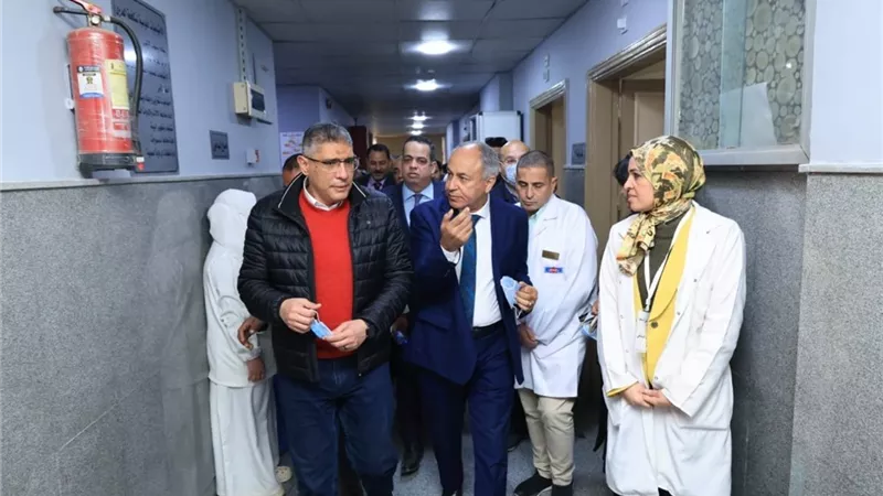 محافظ الجيزة يفتتح توسعات قسم الرعاية المركزة بمستشفى الحوامدية
