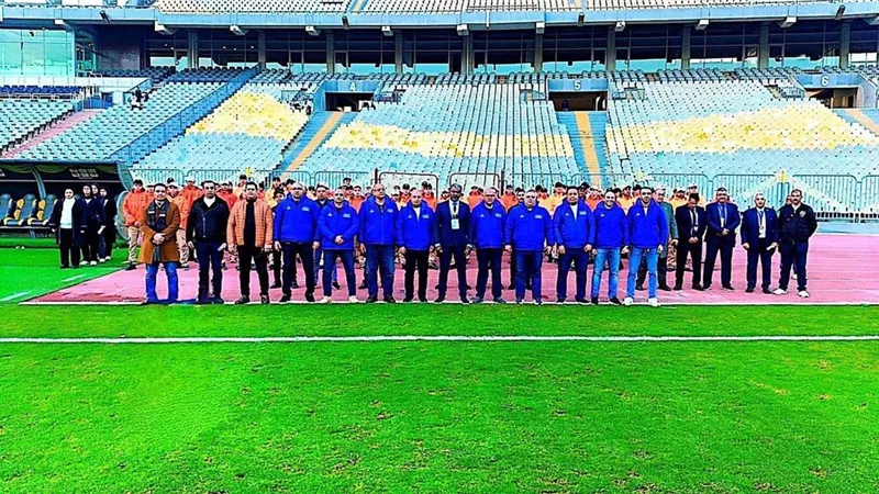 انتشار أمني لتأمين مواجهة الزمالك والمصري في الكونفدرالية