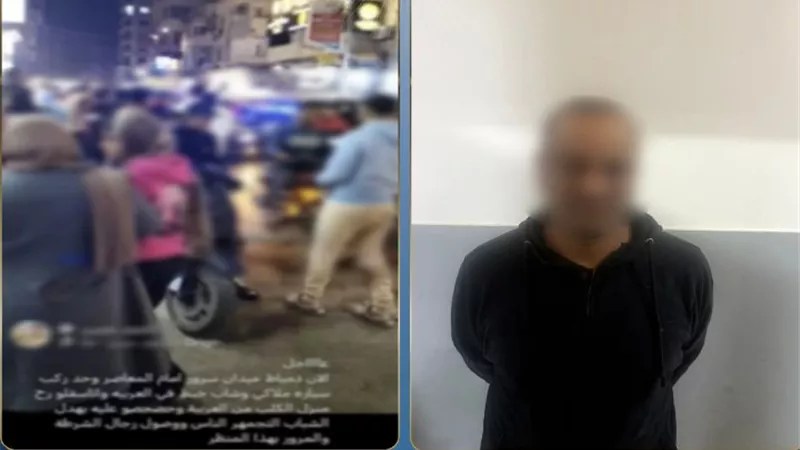 خرج عن السيطرة.. كلب يقفز من سيارة ويهاجم عامل في دمياط 
