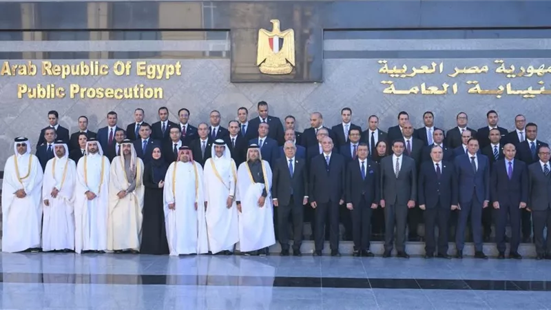 النائب العام ونظيره القطري يوقعان مذكرة تعاون لتعزيز التدريب وبناء القدرات القضائية