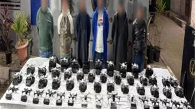 ضبط 6 أشخاص بحوزتهم 47 طائرة 
