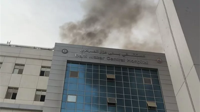 السيطرة على حريق بغرفة التكييف المركزي بمستشفى بني مزار الجديدة