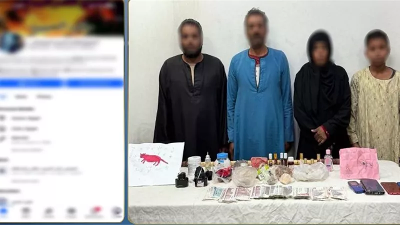 القبض على 4 متهمين بالنصب على المواطنين بزعم العلاج الروحاني في أسوان